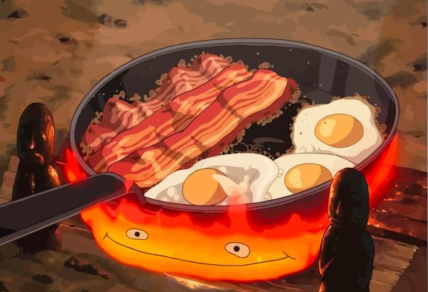 Миядзаки Ходячий замок еда