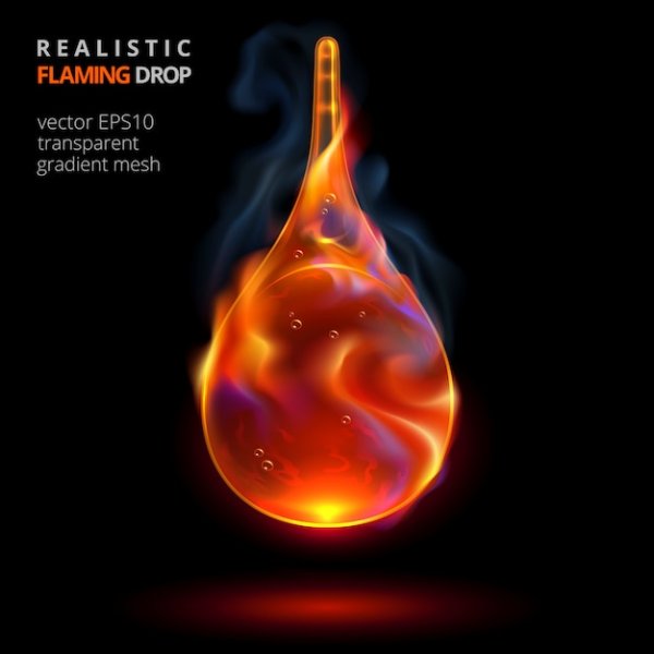 Капля пламя