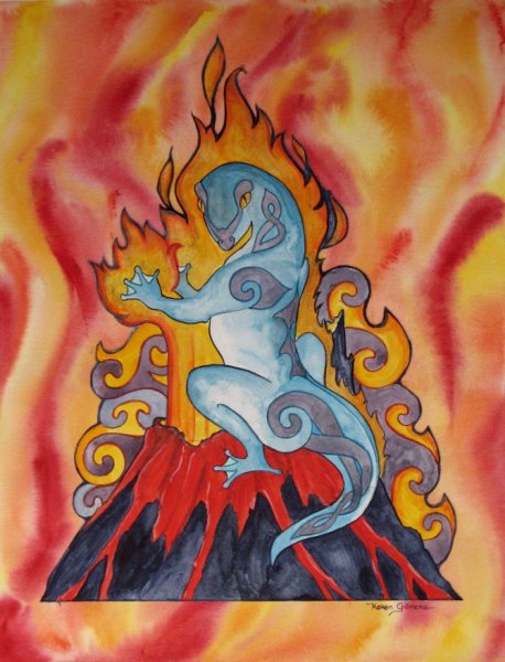 Саламандер мифология