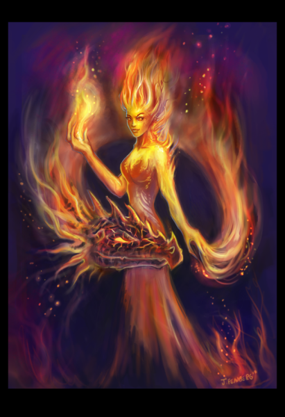 Саламандра Огненная мифология