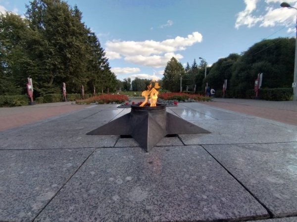 Мемориальный комплекс вечный огонь Псков