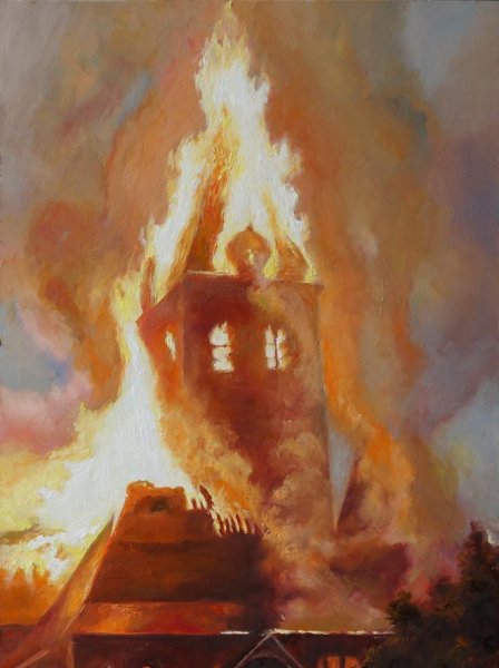 Церковь в огне