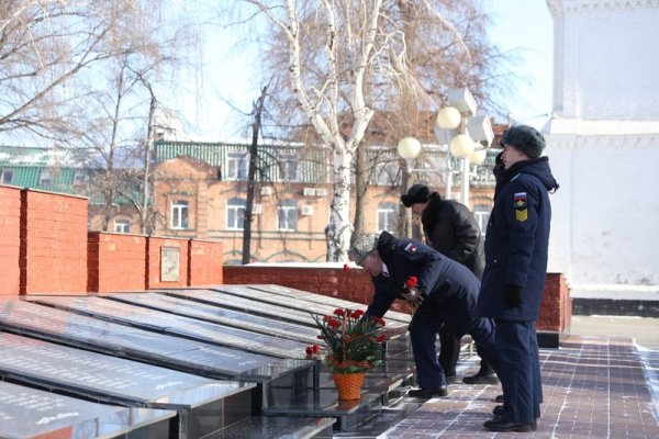 Сызрань возложение цветов к Вечному огню в честь 23 февраля 2020 года