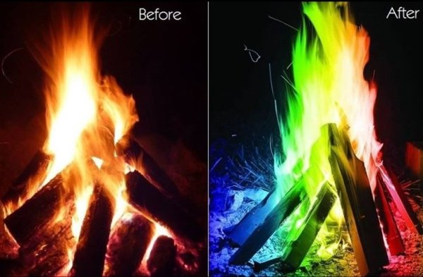 Разноцветный костер