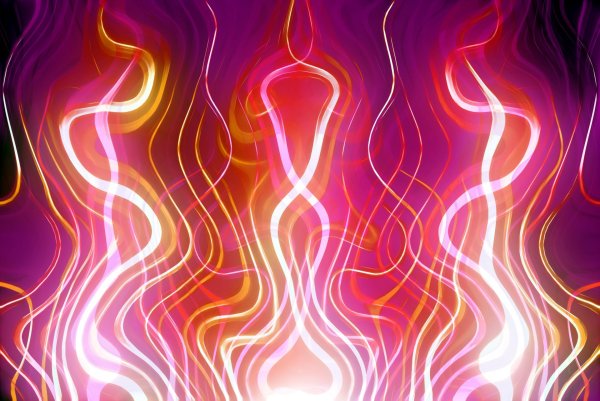 Разноцветное пламя