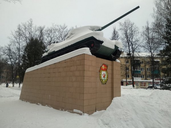 Сквер танкистов город Мценск