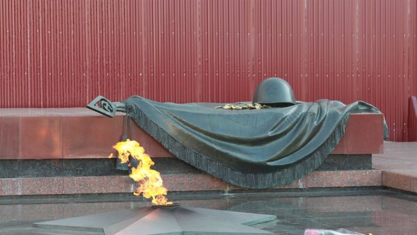 Города герои у вечного огня в Москве