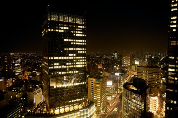 Небоскребы ночью