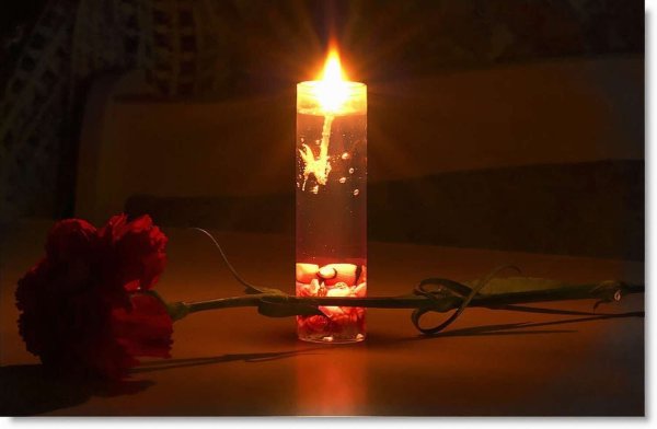 Свеча в память о погибших