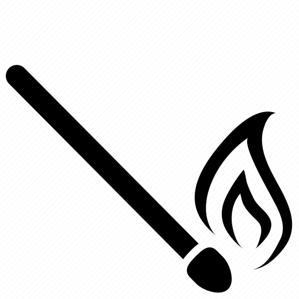 Спичка пиктограмма