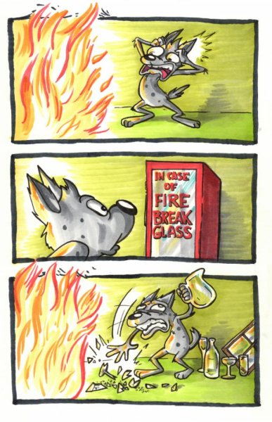 Шутки про огонь