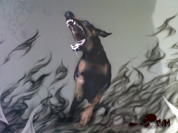Доберман злой Эстетика