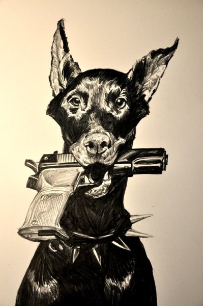 Пес с пистолетом