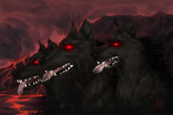 Zero Blackfire волк демон