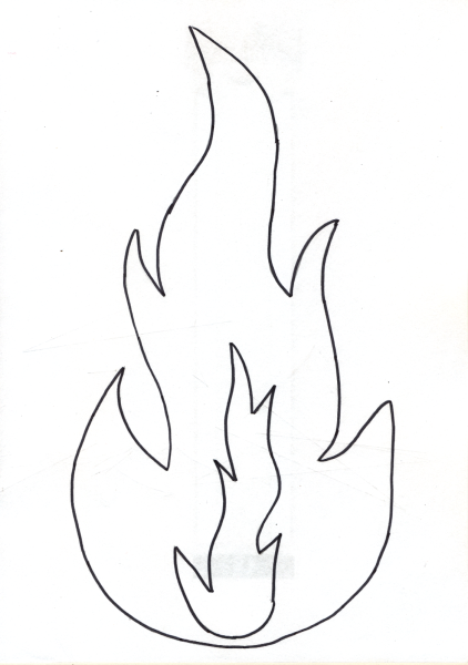 Вечный огонь шаблон