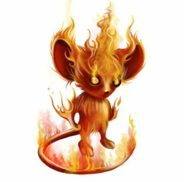 Мышь в огне