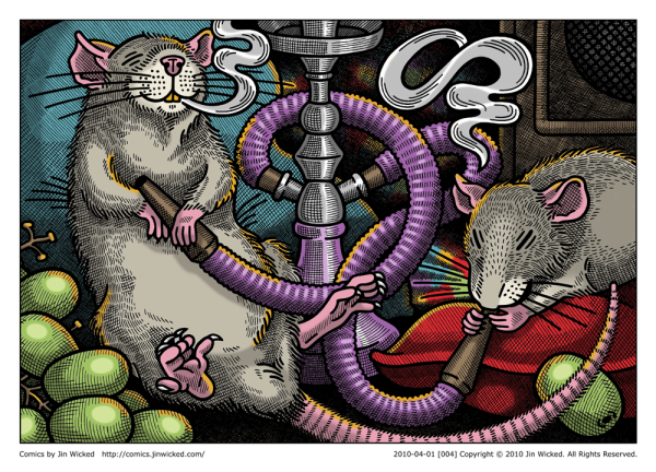 Крыса комикс