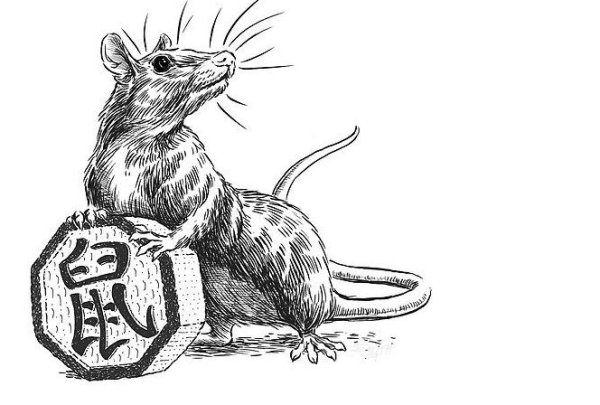 Крыса рисунок