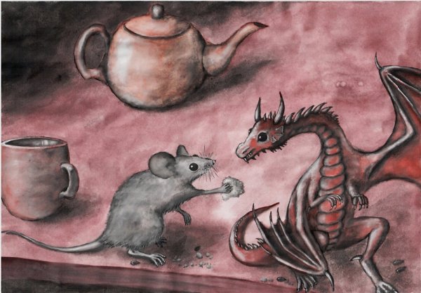Мышка с драконом