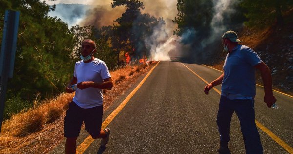 Пожары в Италии 2021