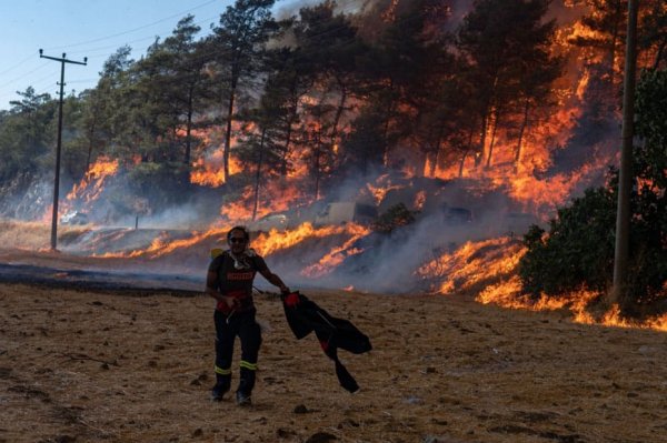 Мармарис Турция пожар