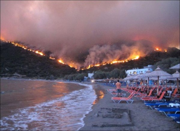 Лесные пожары в Греции (2007)