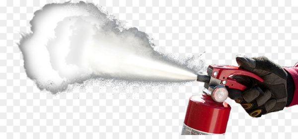 Струя пены из огнетушителя