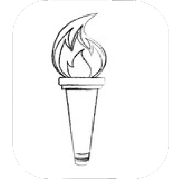 Олимпийский огонь раскраска