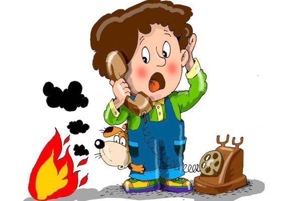 Пожар мультяшный