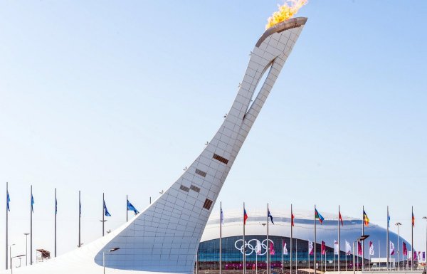 Олимпийский парк Сочи Олимпийский огонь