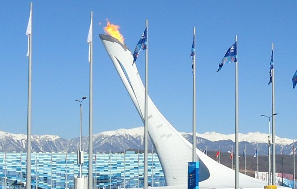 Факел олимпийского огня Сочи