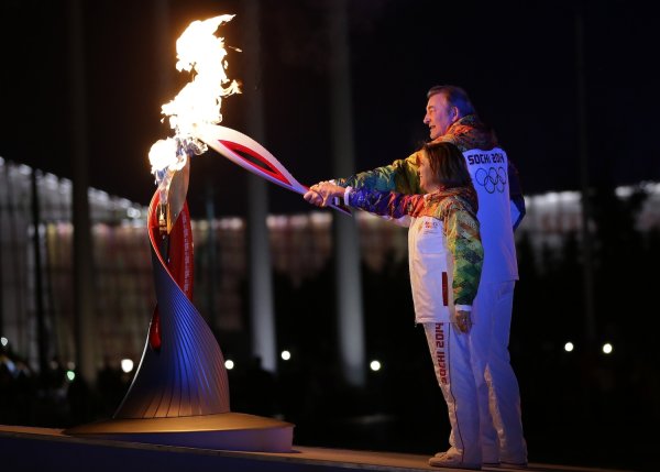 Олимпийский огонь Сочи 2014