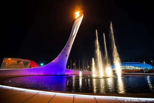 Сочи парк огонь Олимпийский