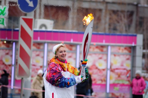Факел олимпийского огня Сочи 2014