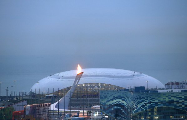 Чаша олимпийского огня в Сочи