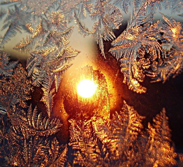 Зимний морозный вечер