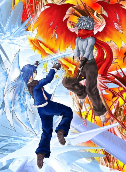 Ледяное пламя аниме