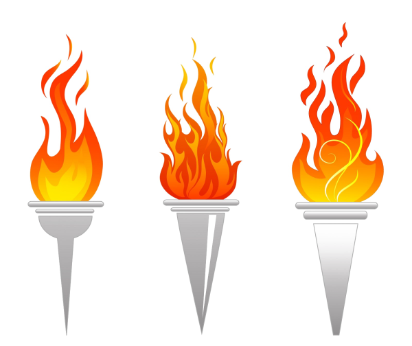 Огонь факел