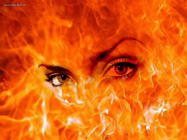 Девушка с огненными глазами