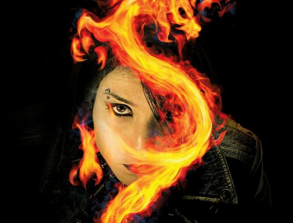 Огненное лицо