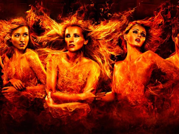 Девушка и огонь