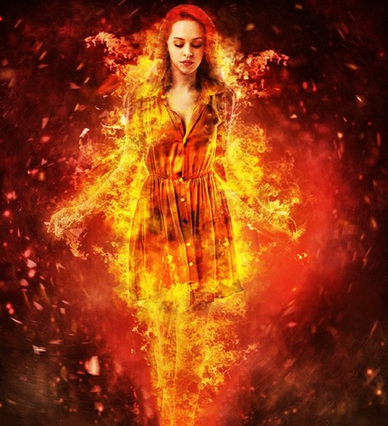 Огненный портрет