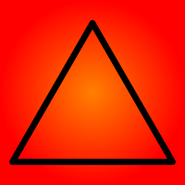 Символ огня треугольник