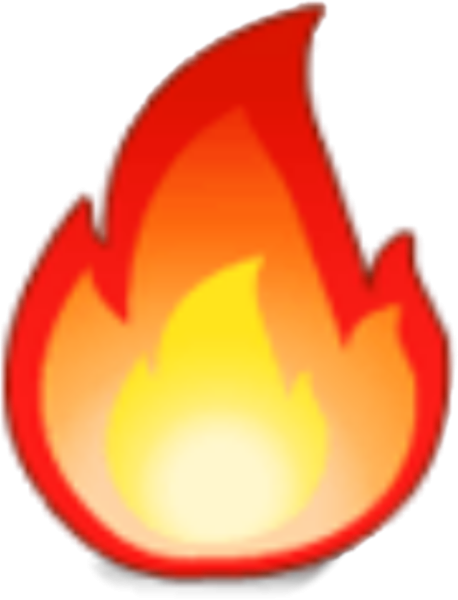 Смайлик огонек