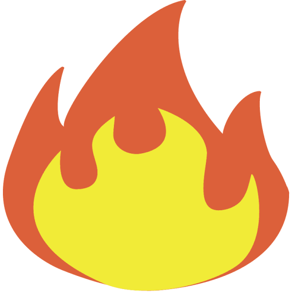 Смайл огонь