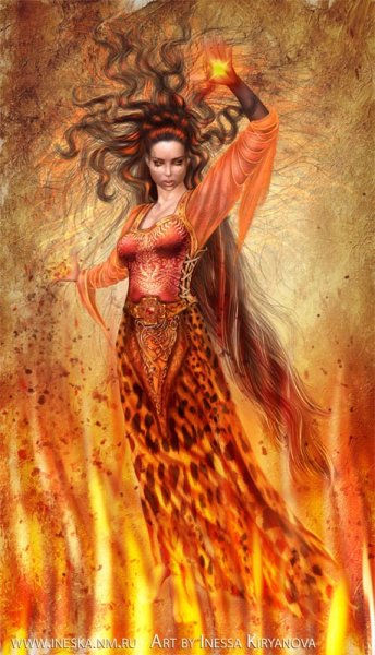 Образ огненной женщины