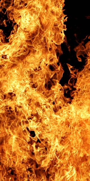 Огненный фон