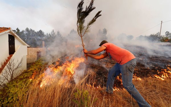 Тушение пожара