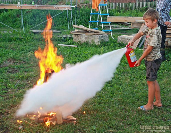 Потушенный костер