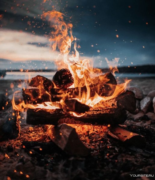 Красивый костер
